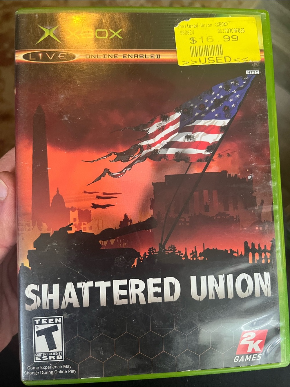 Shattered Union (2005) Microsoft Xbox Turn-Based Strategy Game Complete in Box (